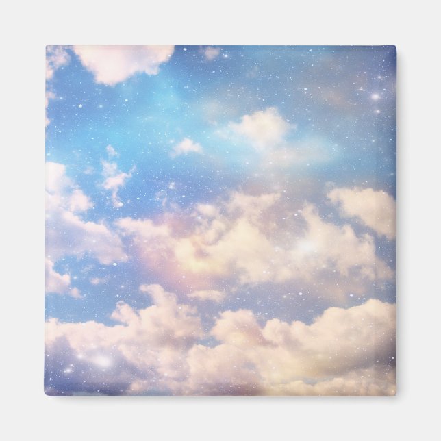 Aimant Nuages d'Imaginaire clair (Devant)
