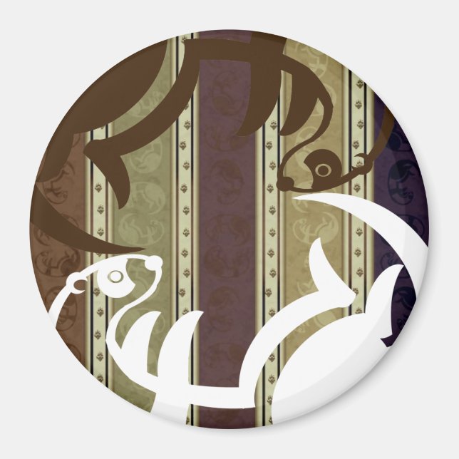 Aimant Nuances de l'aimant de taille (Devant)