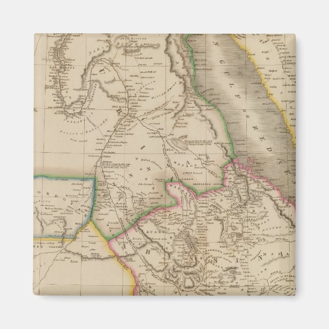 Aimant Nubie, Abyssinie, Afrique (Devant)