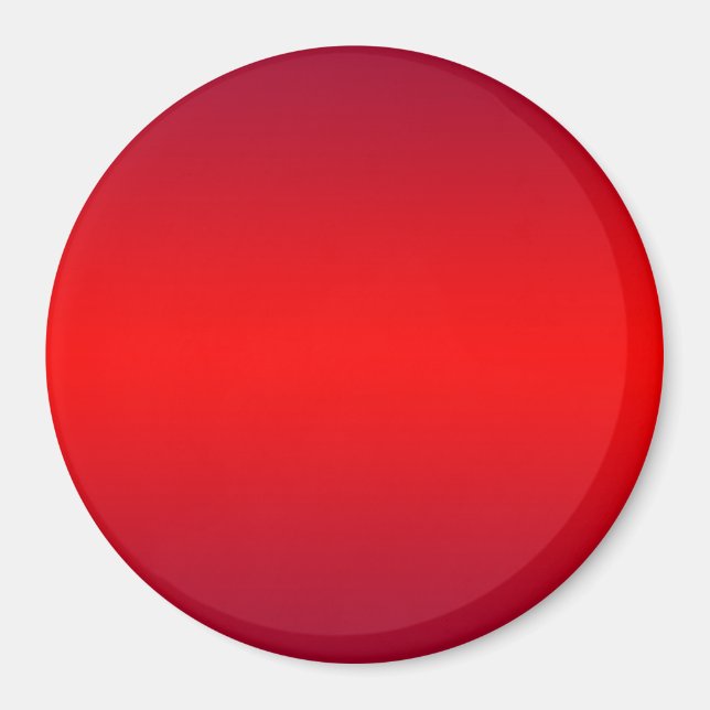 Aimant Nucléaire Dégradé rouge - Modèle rouge crapaud (Devant)