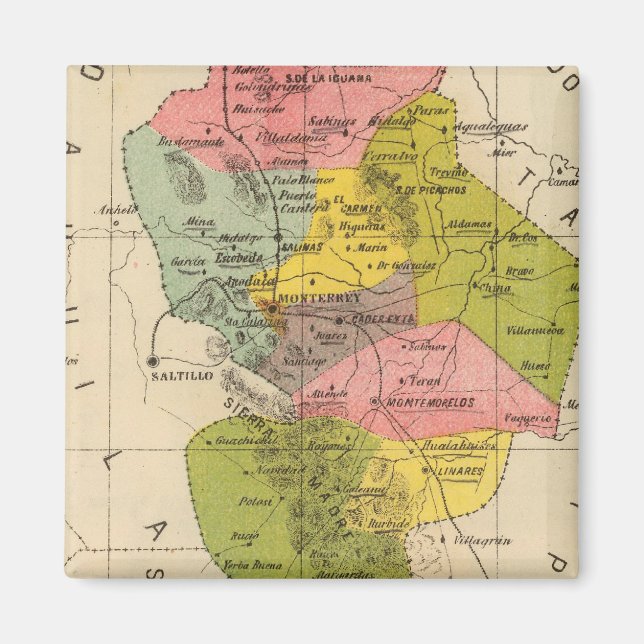 Aimant Nuevo Leon, Mexique (Devant)