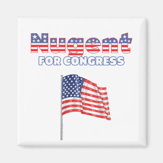 Aimant Nugent pour le Congrès Patriotic American Flag Des