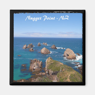 Aimant Nugget Point Rock Circle, NZ -2 (aimant frigo)