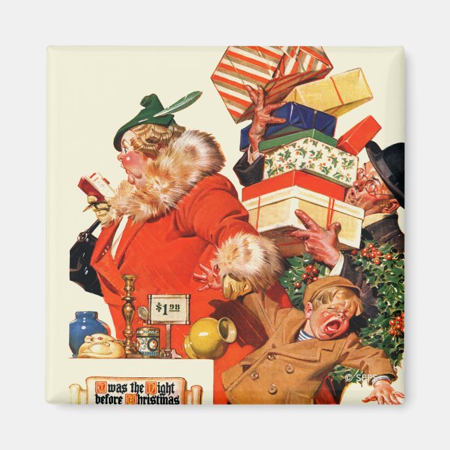 Aimant Nuit avant Noël (Devant)