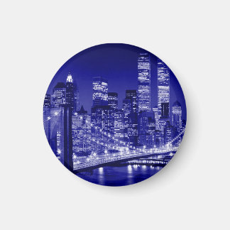 Aimant Nuit bleue à New York