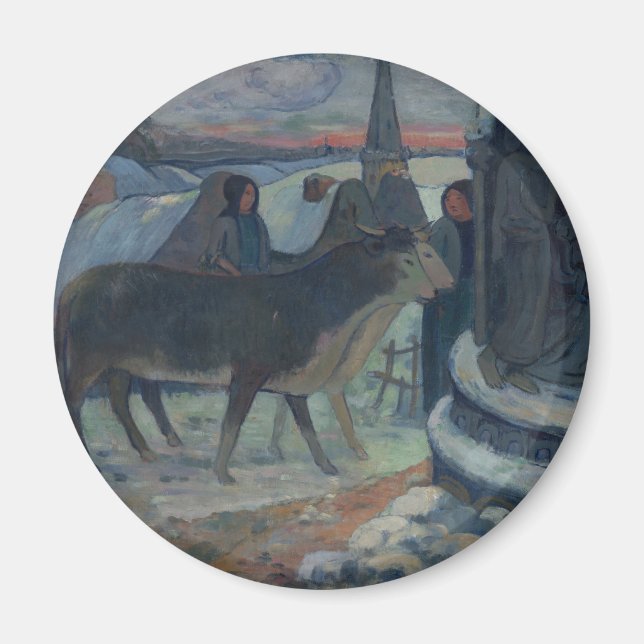 Aimant Nuit de Noël (La Bénédiction des Oxen) (Devant)