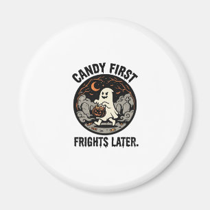 Aimant Nuit des Frayeurs de Bonbons d'Halloween