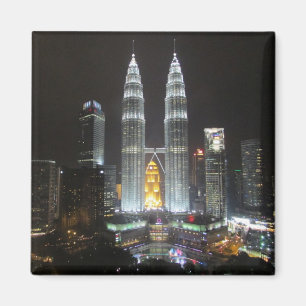 Aimant nuit des tours Petronas