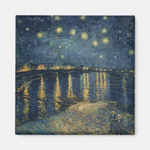 Aimant Nuit étoilée de Vincent van Gogh   au-dessus du