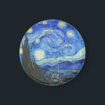 Aimant Nuit étoilée par Vincent van Gogh<br><div class="desc">Nuit étoilée par Vincent van Gogh</div>