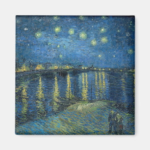 Aimant Nuit étoilée sur le Rhône (par van Gogh)