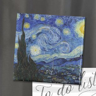 Aimant Nuit étoilée Vincent Van Gogh