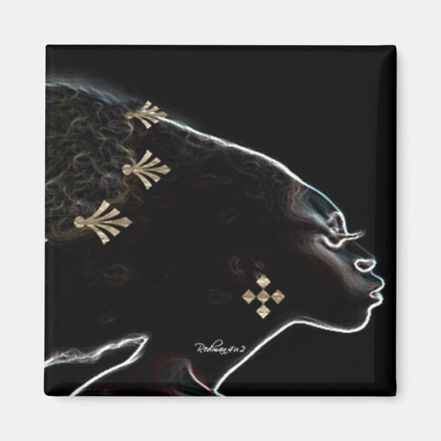 Aimant Nuits Africaines En Or (Devant)