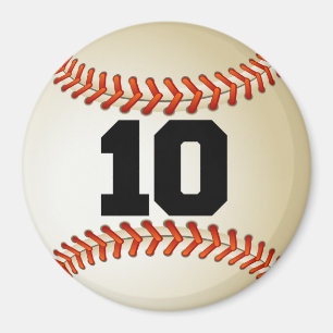 Aimant Numéro 10 Baseball