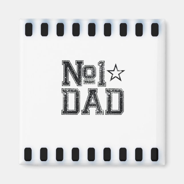 Aimant Numéro 1 papa (Devant)