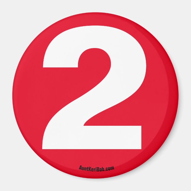 Aimant Numéro 2 de l'aimant (Devant)