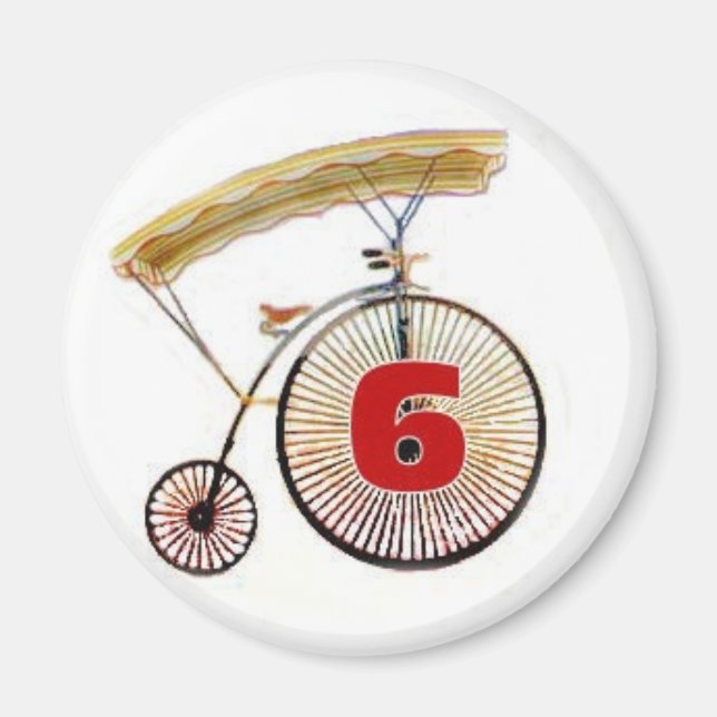 Aimant Numéro 6 de l'aimant (Devant)