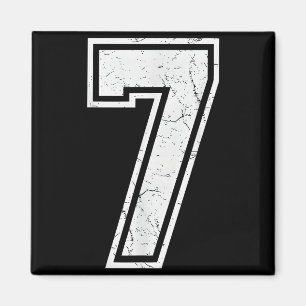 Aimant Numéro 7 Costume de Meme Correspondant 67 Hommes F