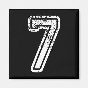 Aimant Numéro 7 Costume Halloween Hommes Femmes Mème Corr