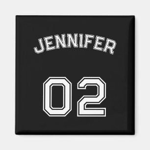 Aimant Numéro de maillot de fille adolescente Toddler Nk