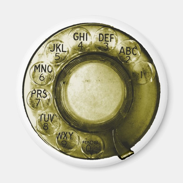 Aimant Numéro de téléphone (Devant)