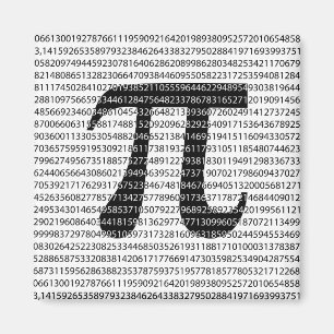 Aimant Numéro noir d'origine pi jour symbole mathématique