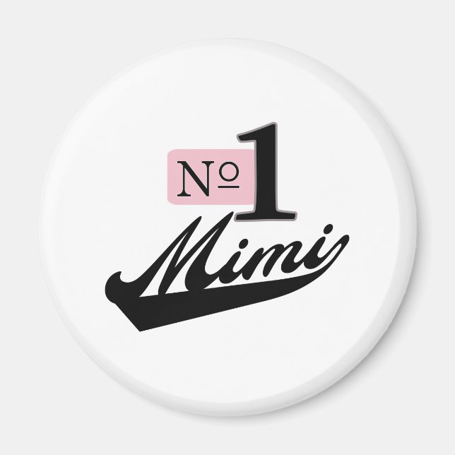 Aimant Numéro Un Mimi (Devant)