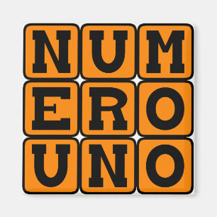 Aimant Numéro Un, Number One en espagnol