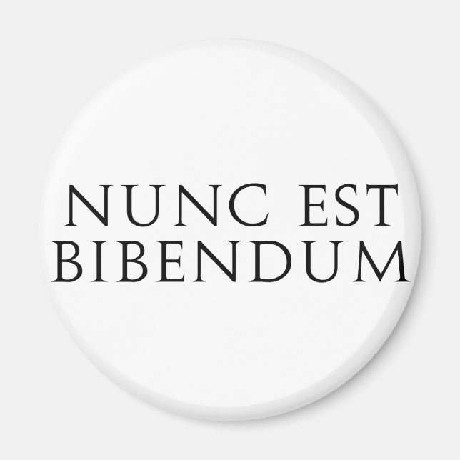 Aimant Nunc Est Bibendum (Devant)