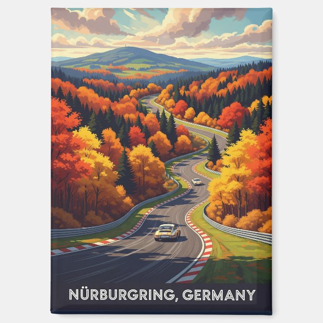 Aimant Nürburgring Allemagne Voyage (Recto)