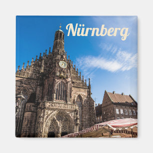 Aimant Nuremberg Hauptmarkt Nürnberg Bavière Allemagne