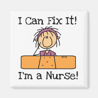 Aimant Nurse I Can Fix It T-shirts et cadeaux