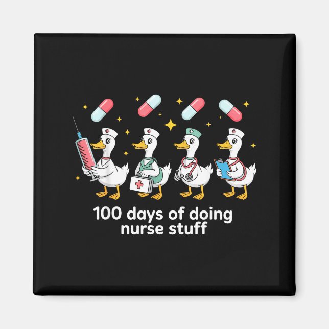 Aimant Nurse Skeleton New Year Crew 2026 Funny Er Icu Par (Devant)