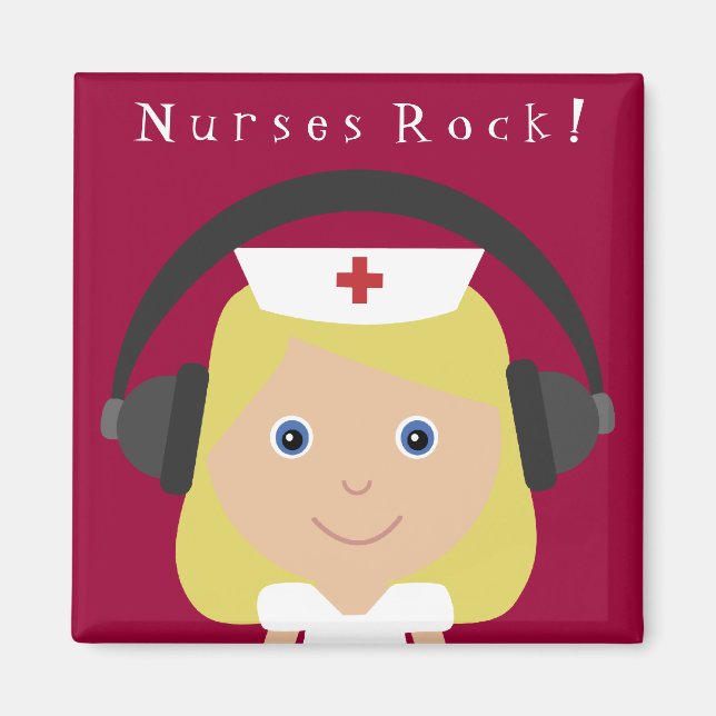 Aimant Nurses Rock ! (Devant)