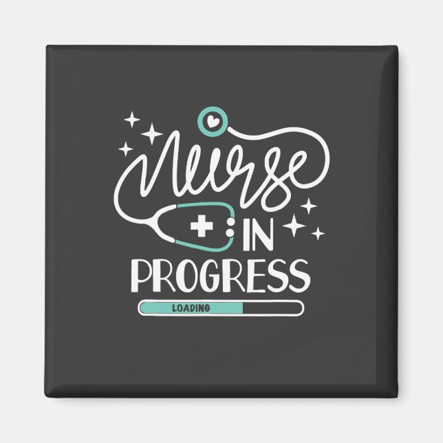 Aimant Nursing Life | Nurse In Progress (Devant)