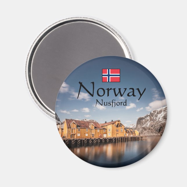 Aimant Nusfjord Lofoten (Recto/Verso)