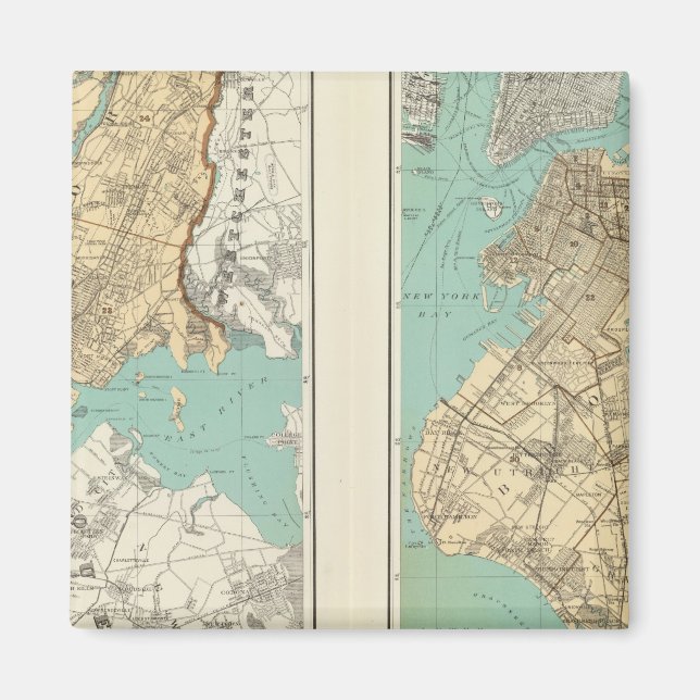 Aimant NY City, Brooklyn (Devant)