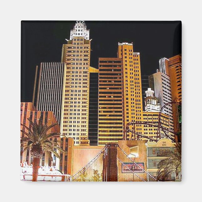 Aimant NYC à Night-Magnet (Devant)