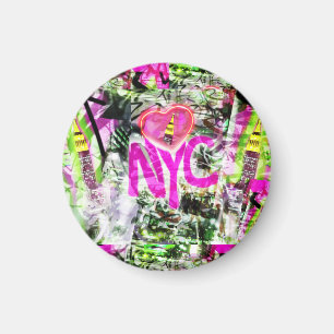 Aimant NYC Graffiti City Neon Dessous de verre cadeaux