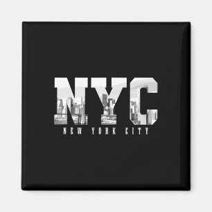 Aimant Nyc New York City Ny Skyline Etats-Unis Amérique V