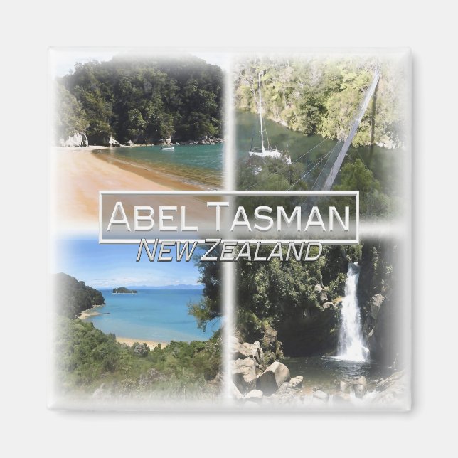 Aimant NZ0020 Océanie, Nouvelle-Zélande, Abel Tasman, réf (Devant)