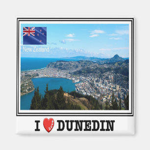 Aimant NZ - Nouvelle-Zélande - Dunedin - I Love