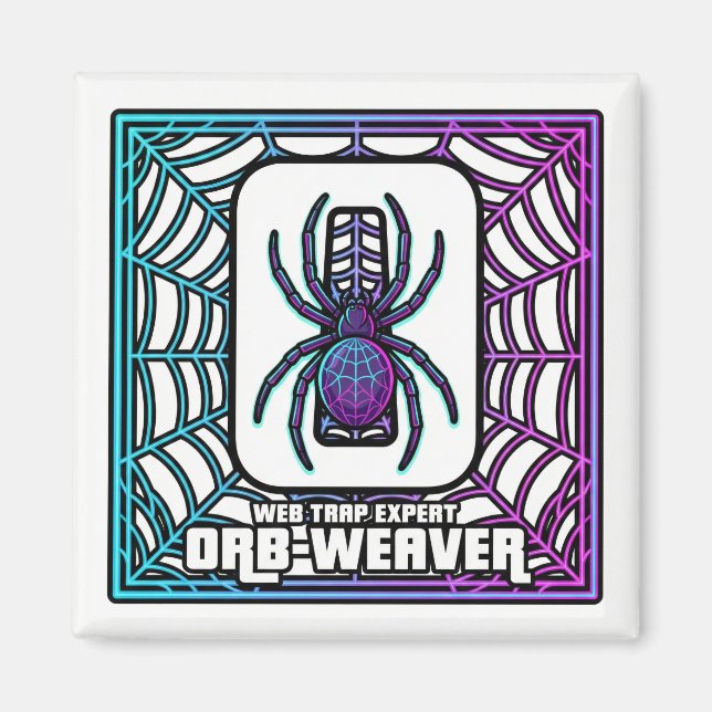 Aimant O est pour Orb-Weaver – Apprentissage de l'alphabe (Devant)