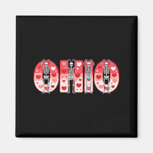 Aimant O-h-i-o Squelettes drôles Ohio Dans Midwestern Val