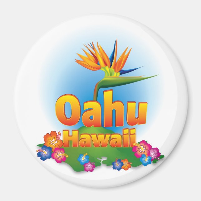 Aimant Oahu Design (Devant)