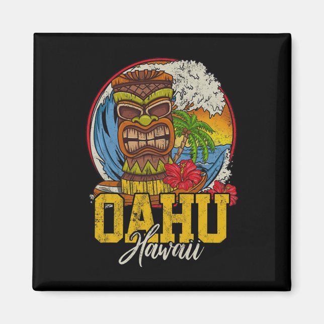 Aimant Oahu Hawaï  (Devant)