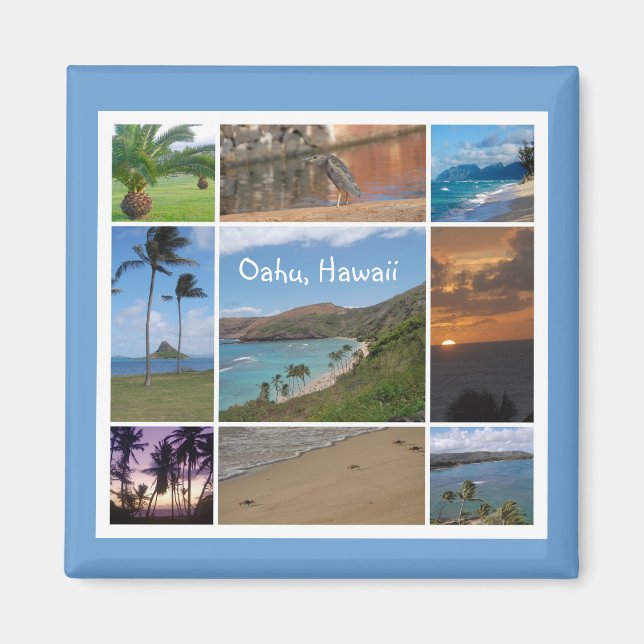 Aimant Oahu, Hawaii (Devant)