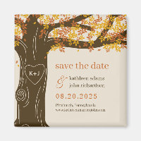 Oak Tree COULEUR MODIFIABLE Enregistrer l'aimant d