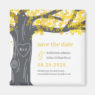 Aimant Oak Tree EDITABLE COULEUR Enregistrer l'aimant de 