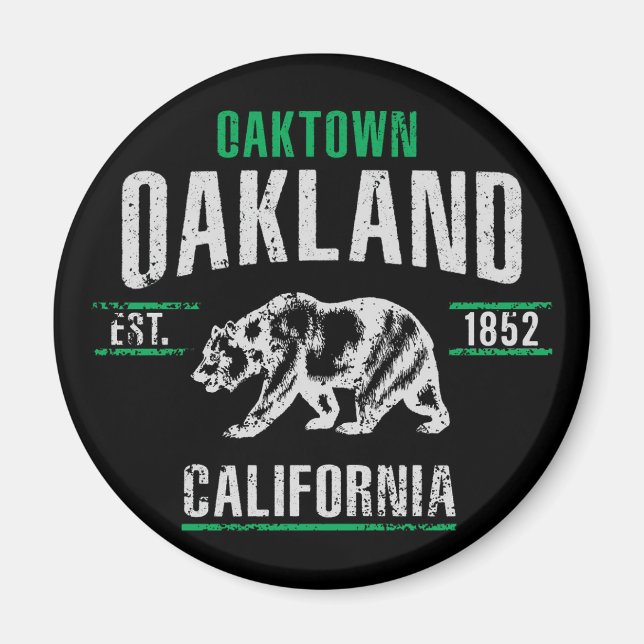 Aimant Oakland (Devant)
